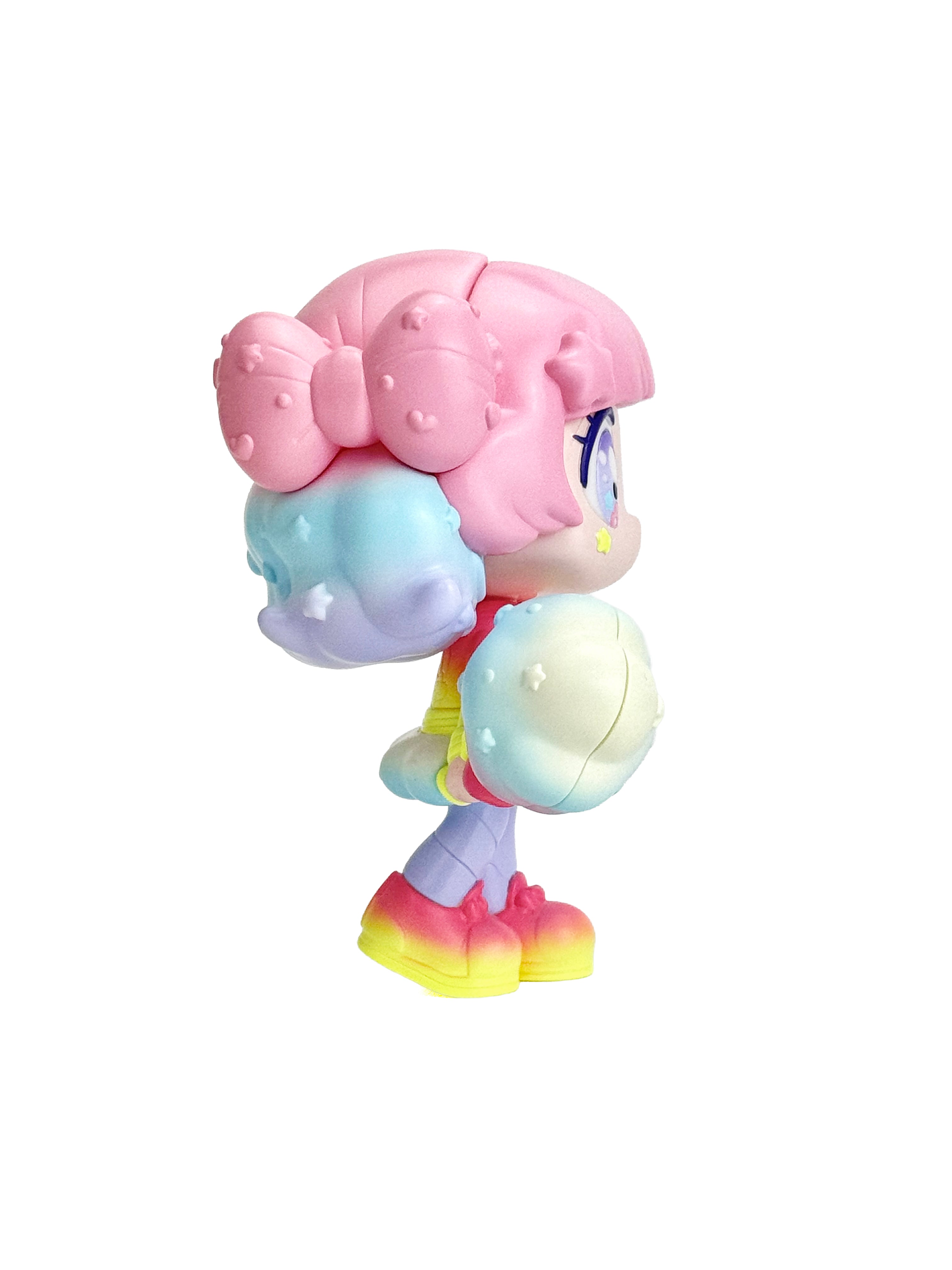 わたあめ星のフワちゃん ソフビ mog mogソフビ 「わたあめ星のフワちゃん」 – artisan toy